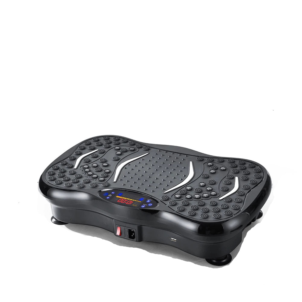 Vibrating plate with accessories on a white background